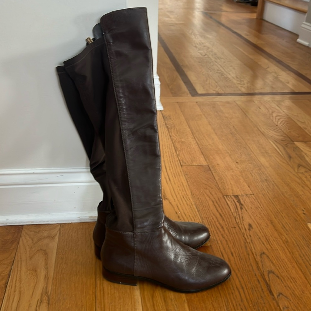 Brown leather Michael Kors boots